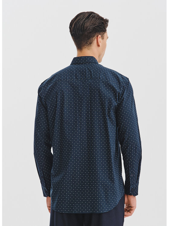 Pako Lorente Pako Lorente Koszula P25WN-1X-031 Granatowy Regular Fit
