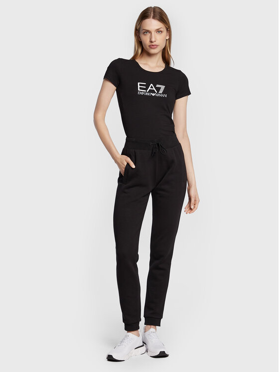 EA7 Emporio Armani EA7 Emporio Armani T-Shirt 8NTT66 TJFKZ 1200 Černá Slim Fit