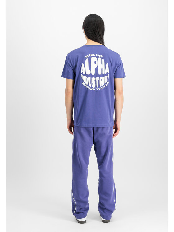 Alpha Industries Alpha Industries Joggery Logo Jogger Fioletowy Regular Fit