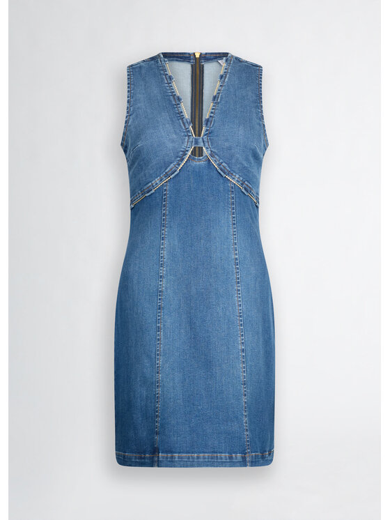Liu Jo Liu Jo Vestito di jeans UA5086D492578813 Celeste Regular Fit