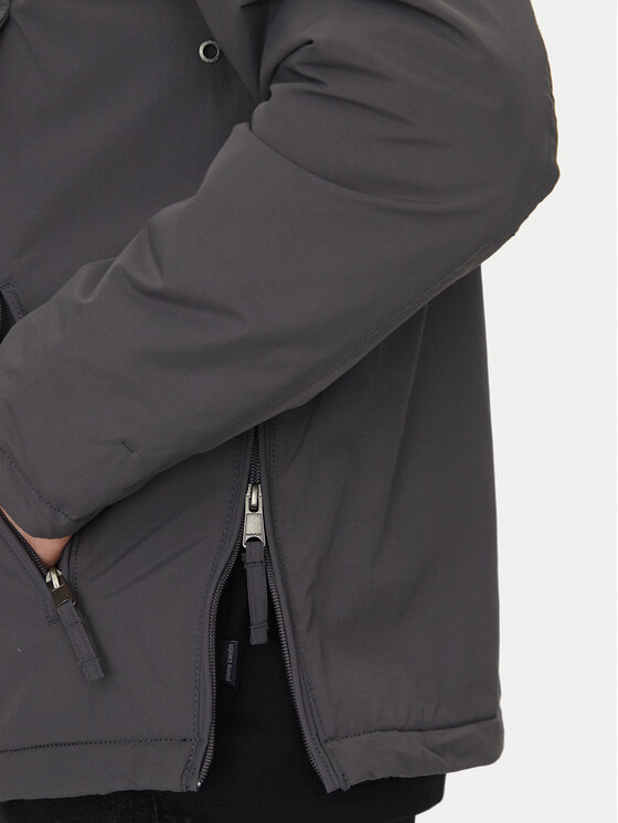 Napapijri Napapijri Bunda anorak Rainforest Pocket 2 NP0A4GMD Sivá Regular Fit