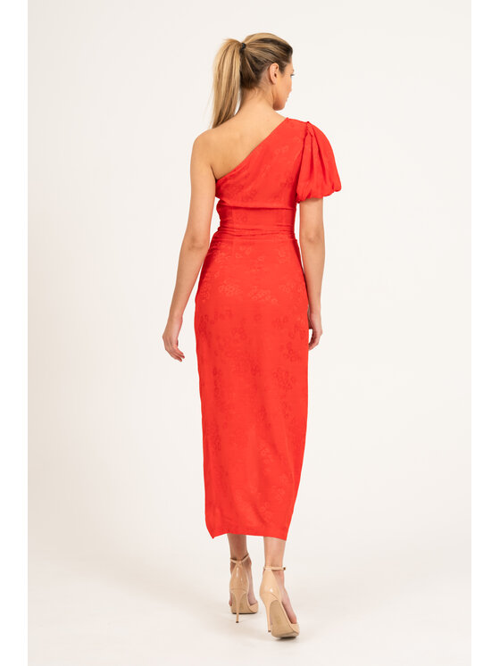 Leimann Leimann Sukienka koktajlowa Elena Czerwony Feminine Fit