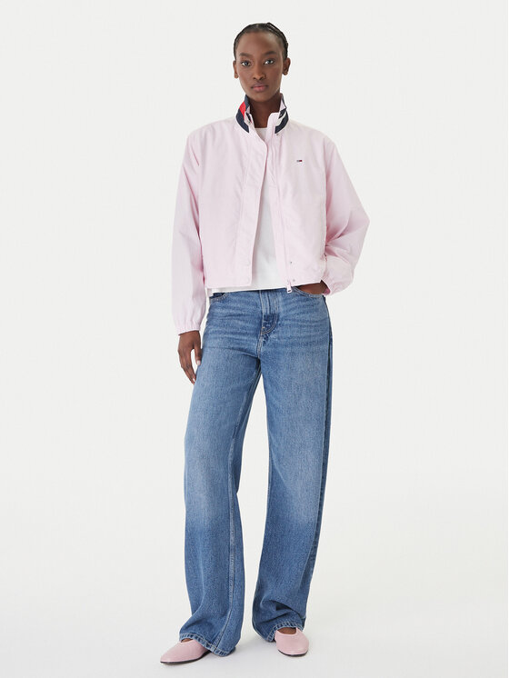 Tommy Jeans Tommy Jeans Bunda pro přechodné období Essential DW0DW20439 Růžová Regular Fit