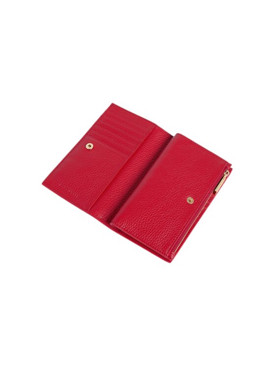 Coccinelle Coccinelle Portafoglio Metallic Large Rosso