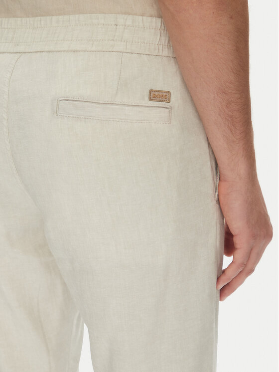 BOSS BOSS Stoffhose Sanderson-L 50536881 Beige Regular Fit