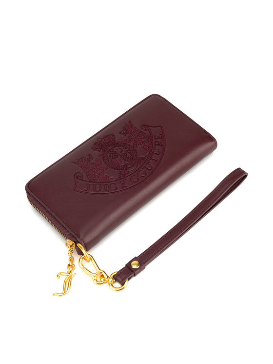 Juicy Couture Juicy Couture Голям дамски портфейл BIJXT8652WVP Бордо