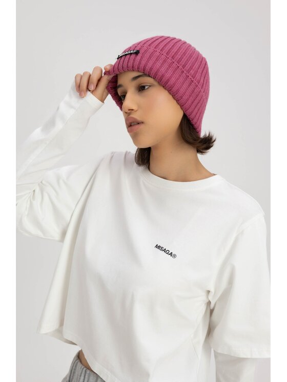 Misaga Misaga Czapka FRST BEANIE Różowy