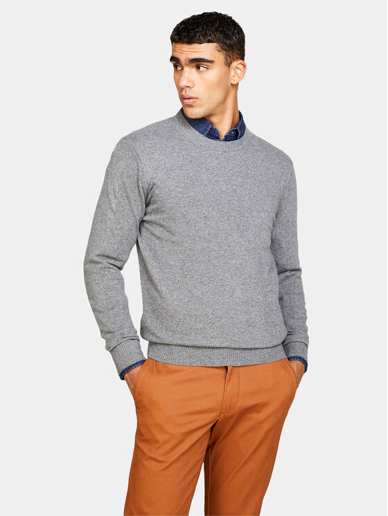 Sisley Džemper 102HS1B17 Siva Slim Fit