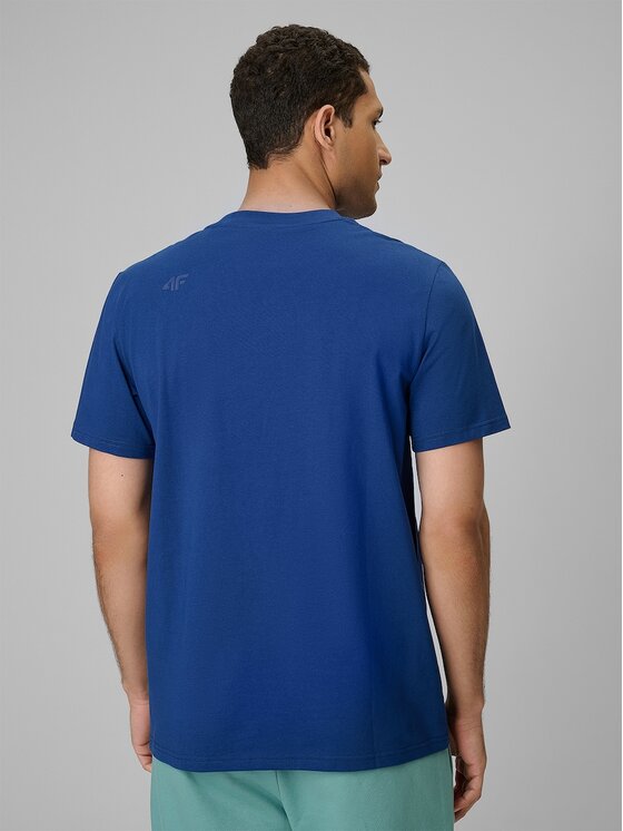 4F 4F T-shirt 4FRSS26TTSHM4261-30S Blu scuro Regular Fit