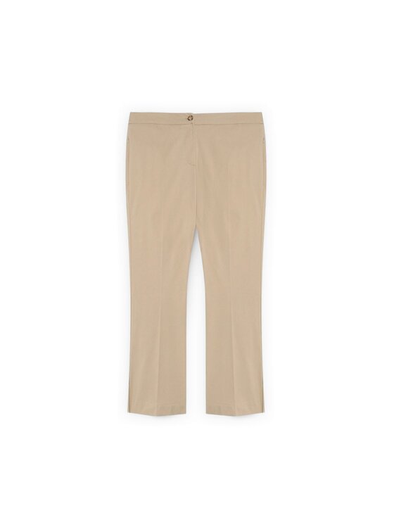 Fiorella Rubino Fiorella Rubino Pantaloni di tessuto P708L202587N002 Crema Flare Fit