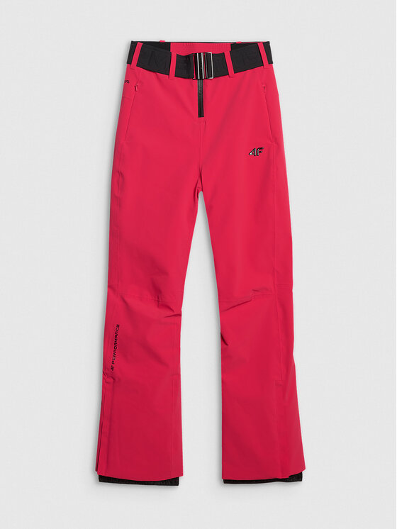 4F 4F Spodnie narciarskie SKI PERFORMANCE Różowy Slim Fit