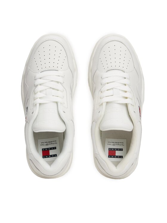 Tommy Jeans Tommy Jeans Снікерcи Tjw New Basket Sneaker Lc EN0EN02524 Écru