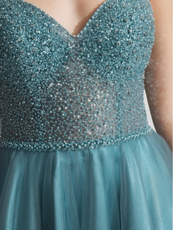 Hey Kyla Hey Kyla Коктейльна сукня 5AG014HK Голубий Regular Fit
