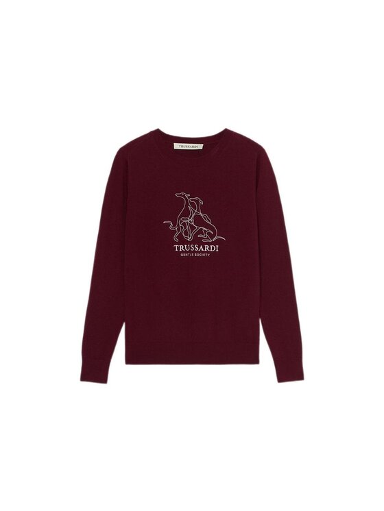 Trussardi Trussardi Maglione M0126001158N036 Marrone Regular Fit