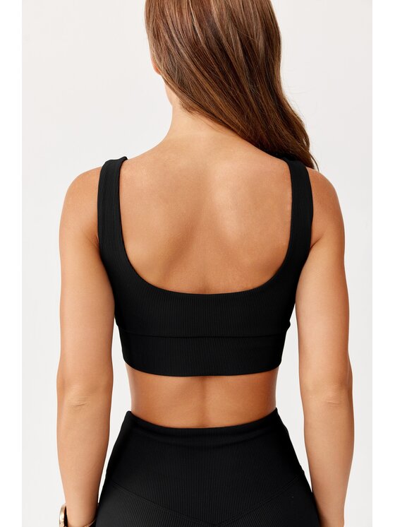 ROUGH RADICAL ROUGH RADICAL Biustonosz sportowy SPORTS BRA HARMONY Czarny