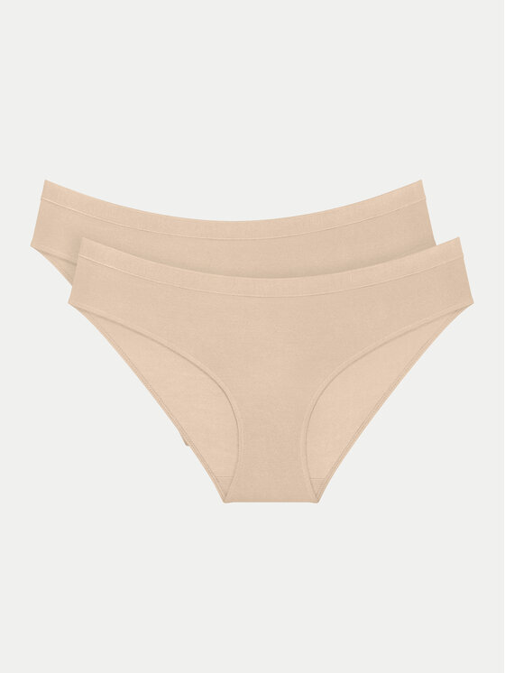 Triumph Triumph 2er-Set klassische Damenslips Sense Of Modal 10224794 Beige