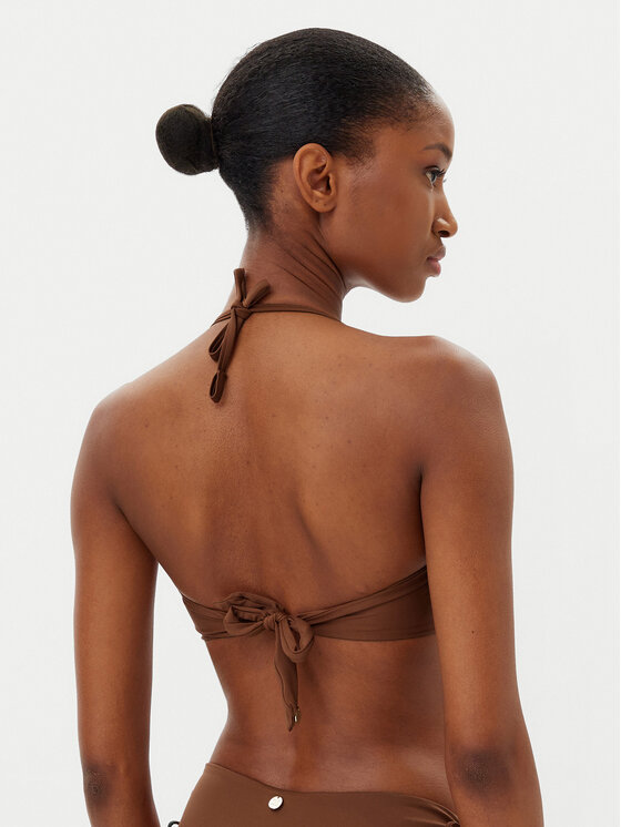Max Mara Beachwear Max Mara Beachwear Gornji dio kupaćeg kostima Amelia 2516821199 Smeđa