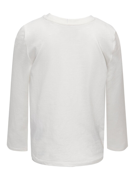 Kids ONLY Kids ONLY Μπλουζάκι Hollie 15275495 Λευκό Regular Fit