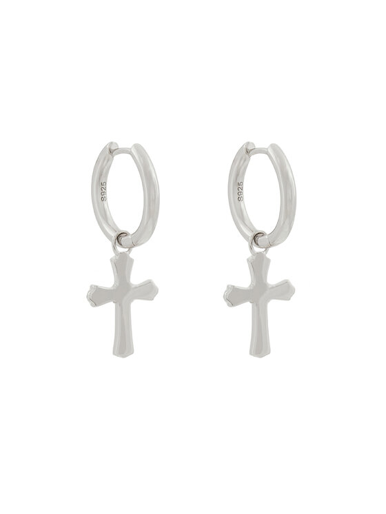 ICED STUFF ICED STUFF Ausskari Sharp Cross Baltais zelts