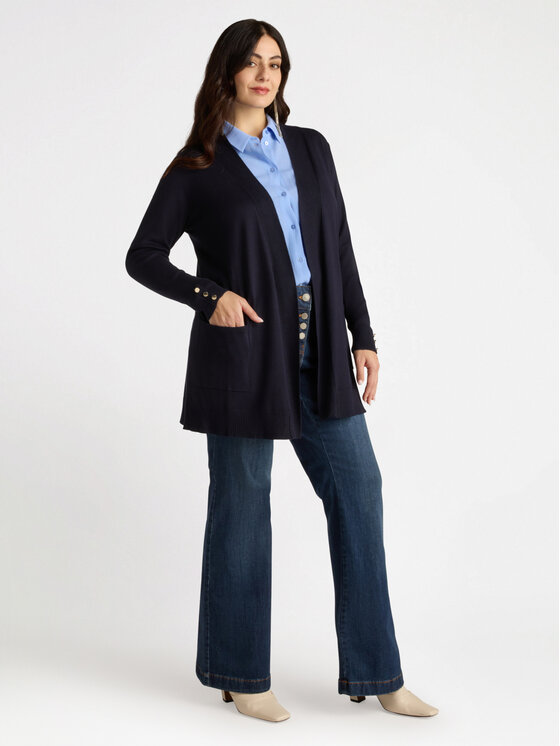 Fiorella Rubino Fiorella Rubino Cardigan M411L007772N034 Blu Regular Fit