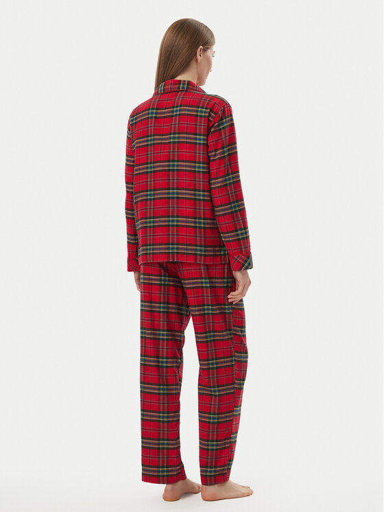 LAUREN RALPH LAUREN LAUREN RALPH LAUREN Піжама ILN92551F Червоний Relaxed Fit