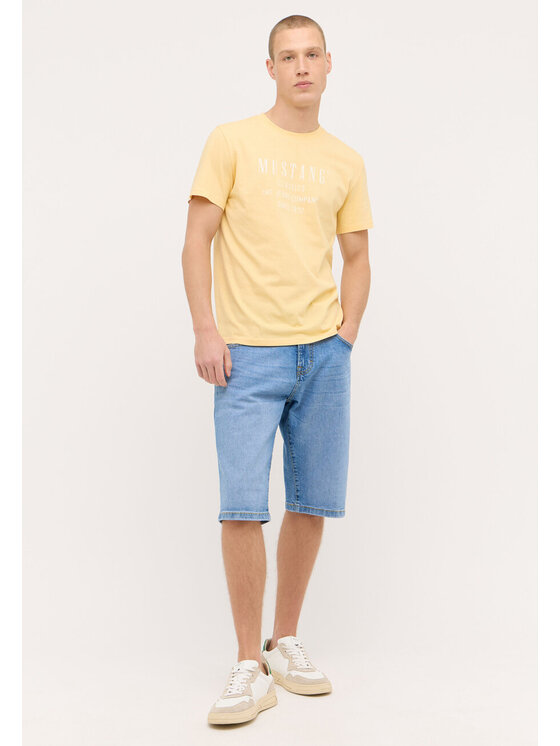 Mustang Mustang T-shirt AUSTIN Giallo Regular Fit