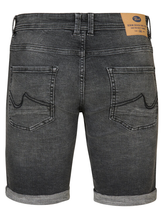 Petrol Industries Petrol Industries Pantaloni scurți de blugi M-1050-SHO002 Gri Regular Fit