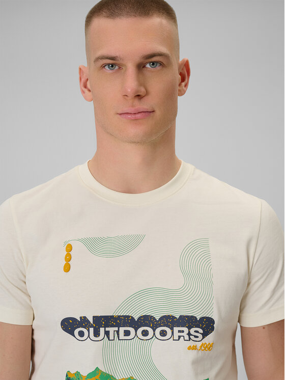 4F 4F T-Shirt MISSION READY Biały Regular Fit