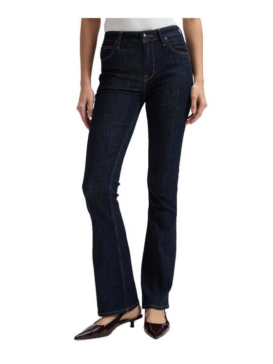 Lee Lee Jeansy 112376484 Granatowy Bootcut Fit