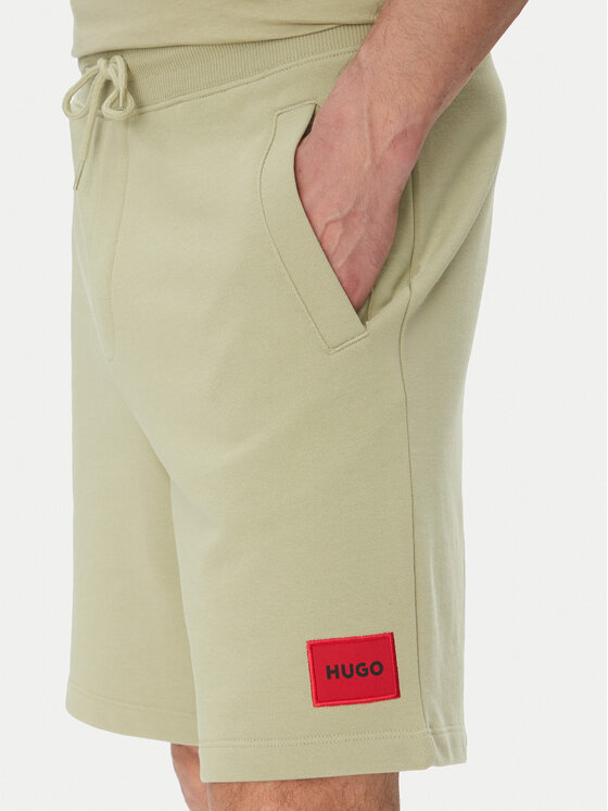 HUGO HUGO Pantaloni scurți sport Diz222 50466196 Verde Regular Fit