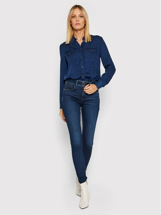 Jeans W2RA34 D4KM1 Blu scuro Shaped Fit