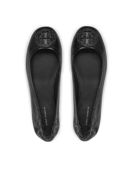Tory Burch Tory Burch Baleríny Minnie Travel Ballet Pave 155637 Černá
