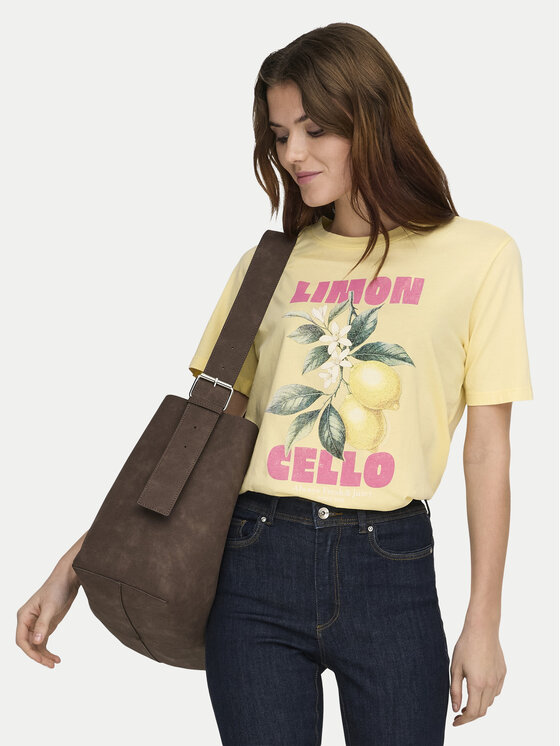 ONLY ONLY Tričko Lucy 15367829 Žltá Regular Fit