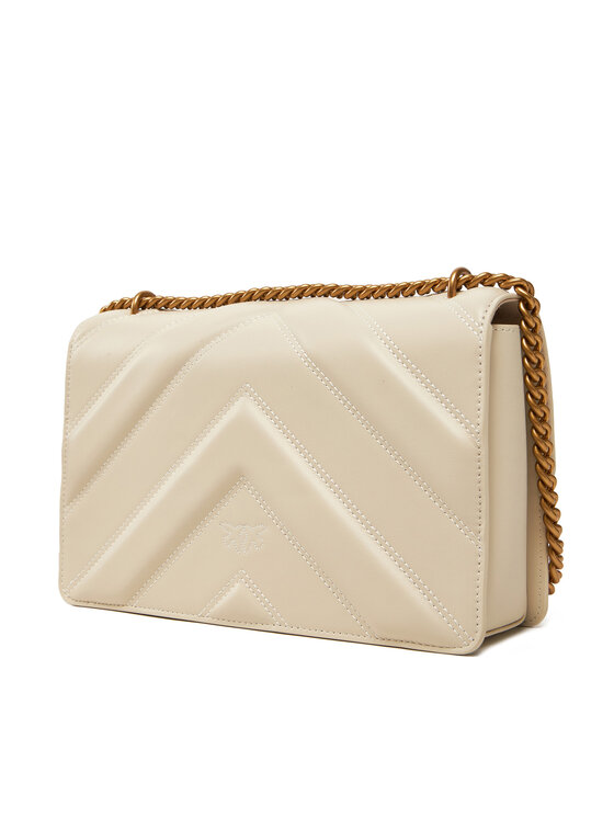 PINKO PINKO Rankinė Love One Classic Light Dc PE 25 PLTT 104549 A26Z Écru