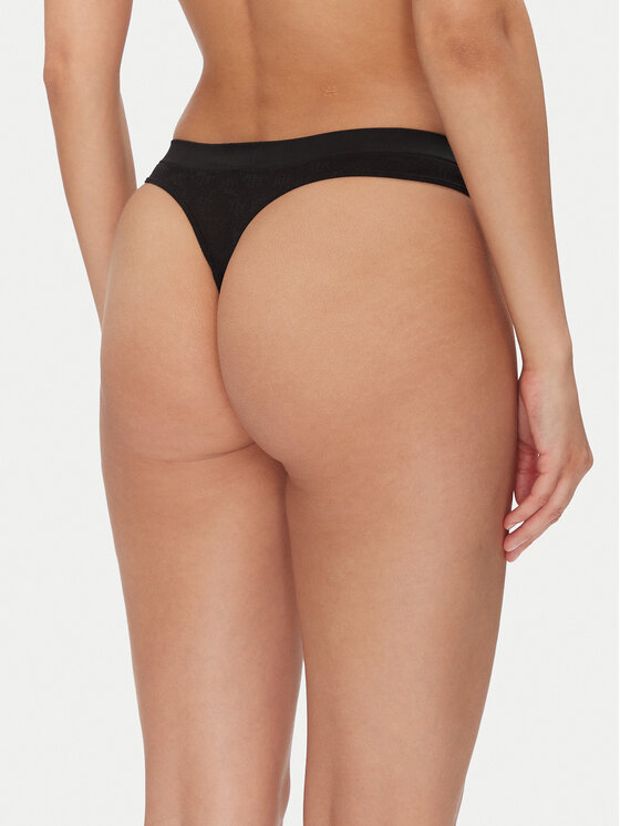LAUREN RALPH LAUREN LAUREN RALPH LAUREN Kalhotky string 4L0047 Černá