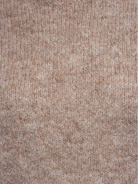 Ombre Ombre Sweter OW-SW-E0049 Beżowy Regular Fit
