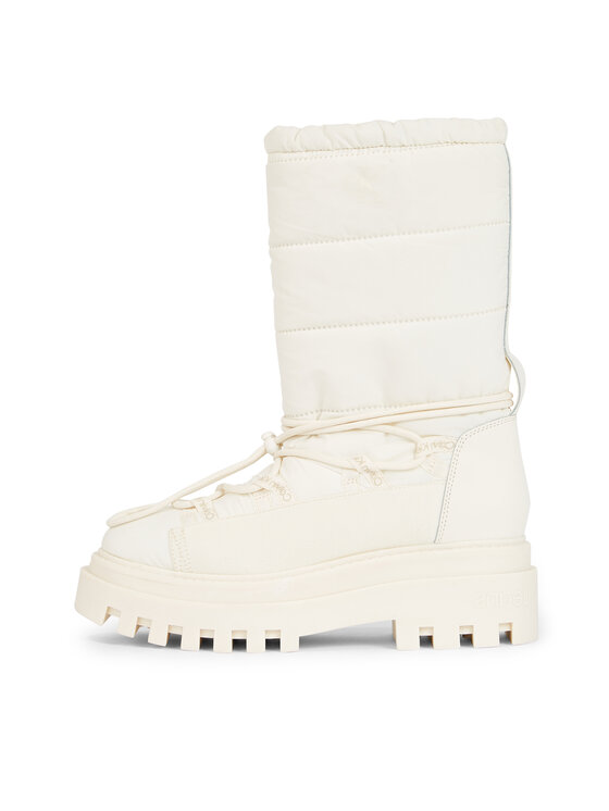 Calvin Klein Jeans Calvin Klein Jeans Schneeschuhe Flatform Snow Boot Nylon Wn YW0YW01146 Weiß