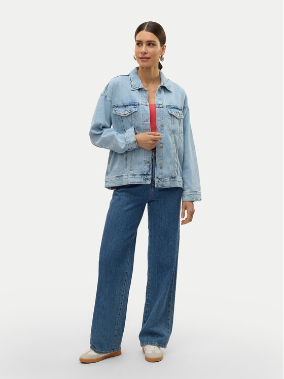 Vero Moda Vero Moda Traper jakna Tessa 10329868 Plava Relaxed Fit