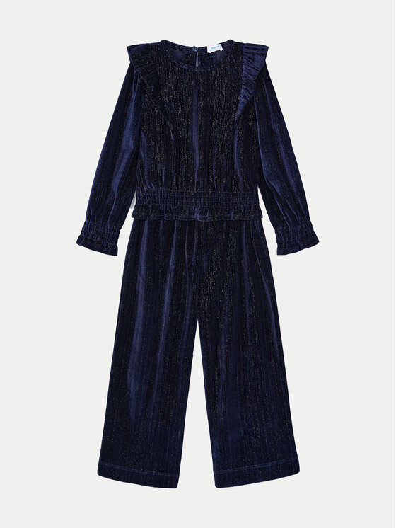 Mayoral Mayoral Completo maglietta e pantaloni 4550 Blu scuro Regular Fit