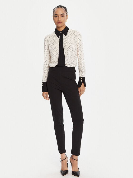 Elisabetta Franchi Elisabetta Franchi Košulja CA-104-56E2-V320 Bijela Regular Fit