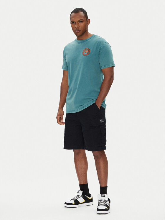 DC DC Szorty materiałowe Tundra ADYWS03086 Czarny Regular Fit