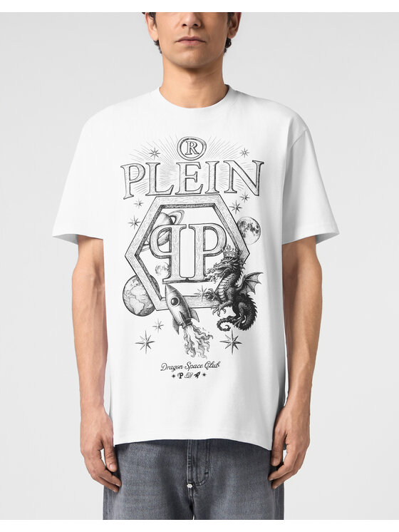 PHILIPP PLEIN PHILIPP PLEIN T-Shirt 31076 Biały Regular Fit