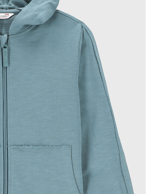 Felpa ZC2132401EVB Blu Regular Fit