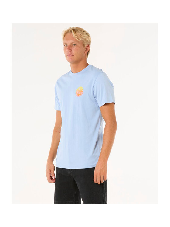 Rip Curl Rip Curl T-Shirt Wettie Passage Icon Tee Błękitny Standard Fit