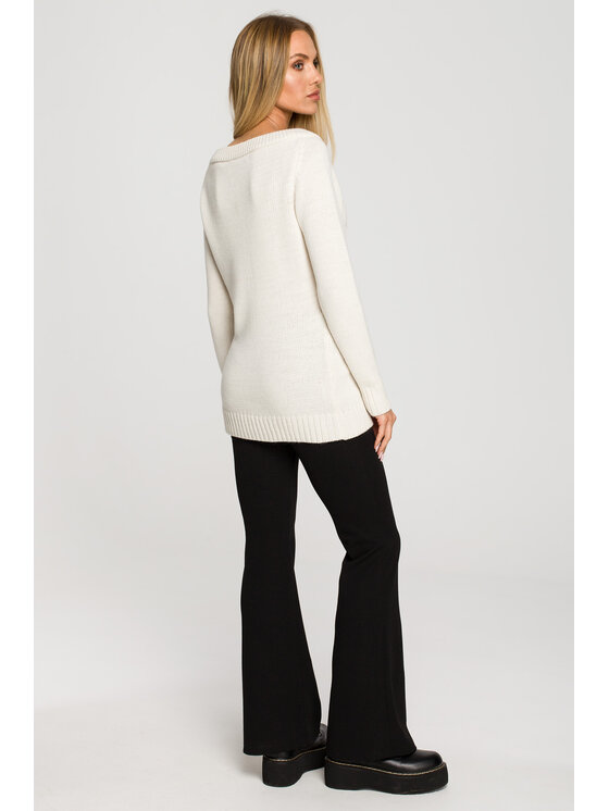 Made of Emotion Made of Emotion Sweter M711 Szary