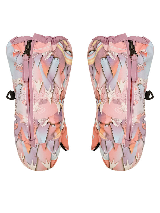 Roxy Roxy Skijaške rukavice Snows Up ERLHN03013 Koraljna