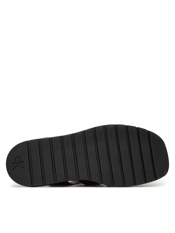Calvin Klein Jeans Calvin Klein Jeans Sandali Fisherman Hw Sandal Lth YW0YW01962 Črna