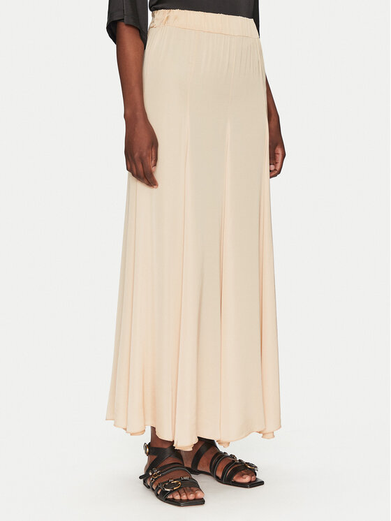Dámská ViCOLO Maxi sukně, Velikost:XS, Barva: Béžová, TD0004