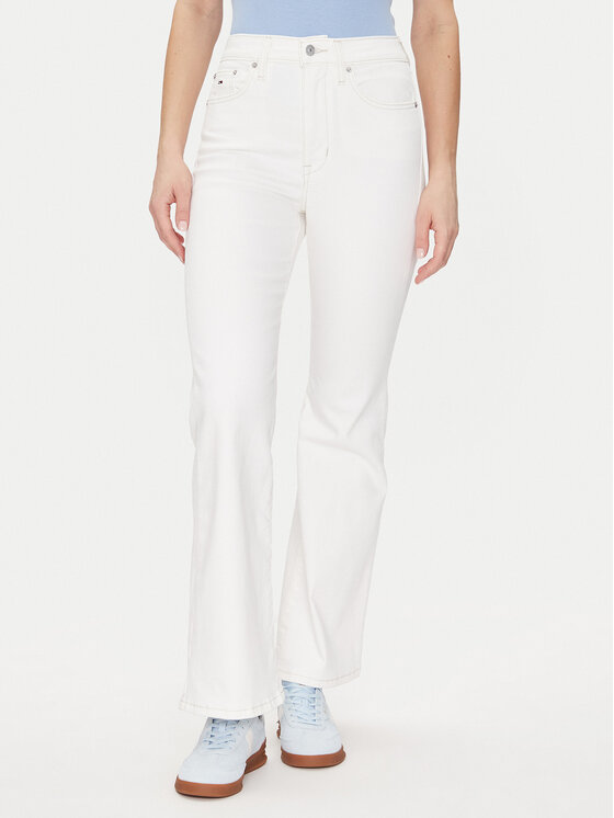 Tommy Jeans Tommy Jeans Jeansy Sylvia Hgh Flr Bg4293 DW0DW20032 Bílá Regular Fit