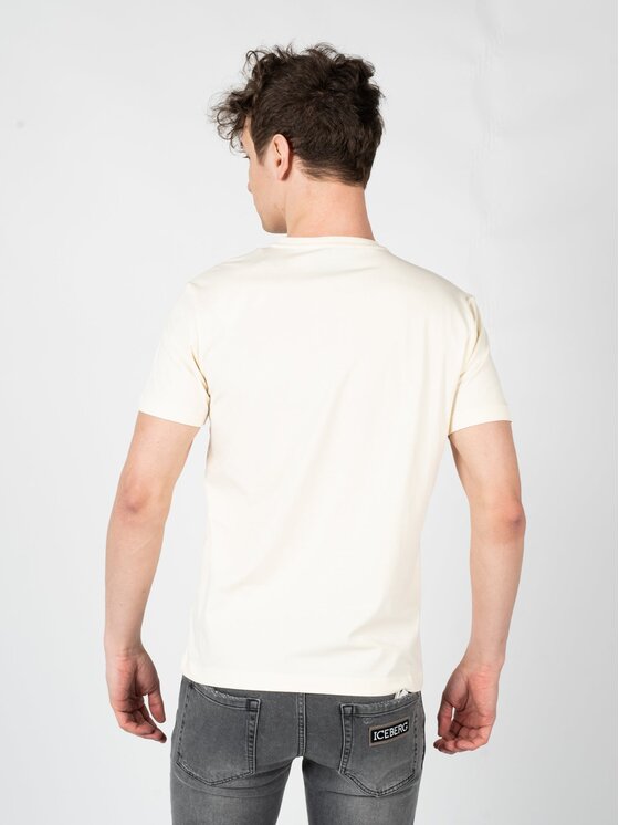 Iceberg Iceberg T-Shirt F020639A Μπεζ Regular Fit